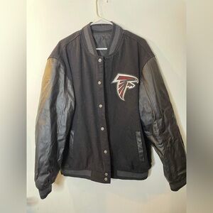 Atlanta Falcons black reversible jacket size extra large